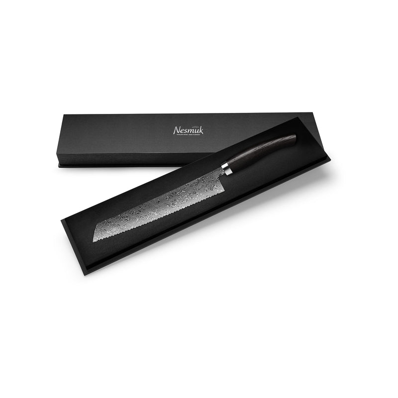 C90 Brotmesser Mooreiche Schatulle