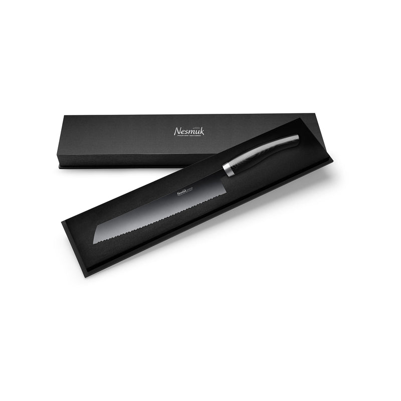 JANUS Brotmesser 270 Micarta Black Schatulle