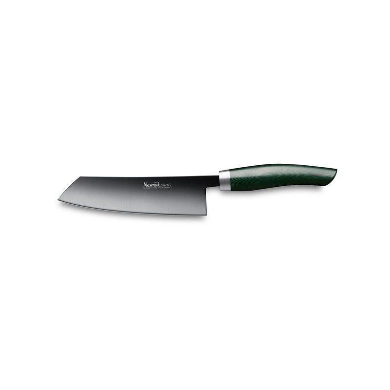 Janus Kochmesser 140 Micarta Green