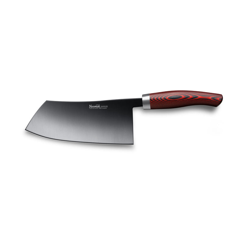 Janus Chinesisches Kochmesser 180 Micarta Red 
