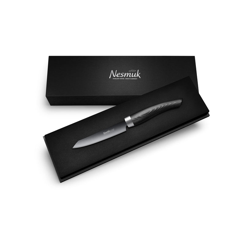 Janus Officemesser 90 Micarta Black Schatulle